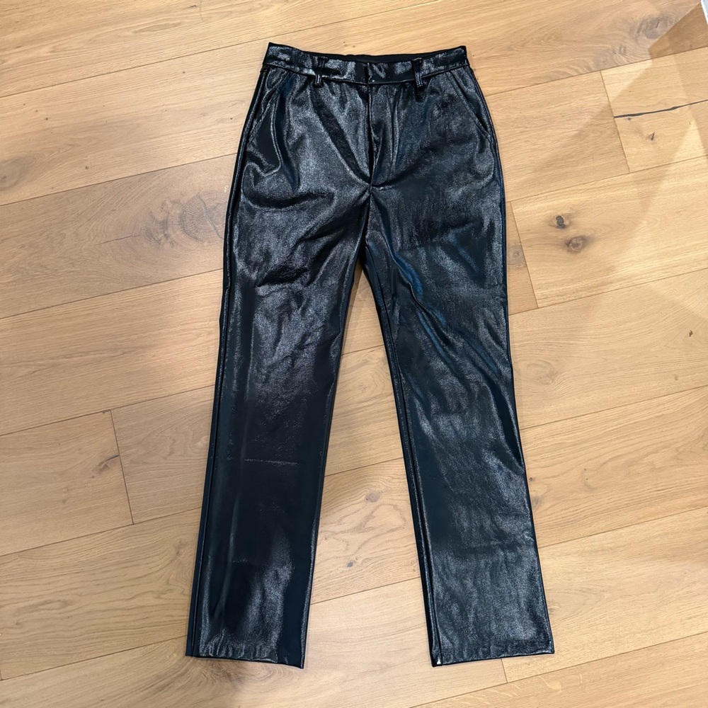 English Factory Faux Leather Pants Small